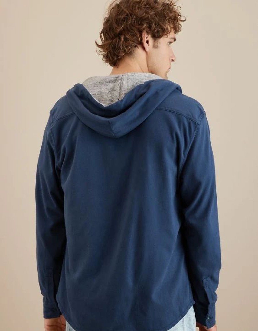 Tops * | Ae Super Soft Hooded Knit T-Shirt