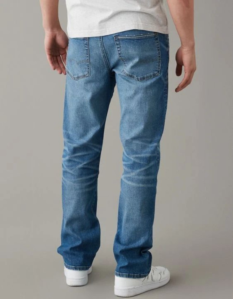 Bottoms * | Ae Airflex+ Ultrasoft Relaxed Straight Jean