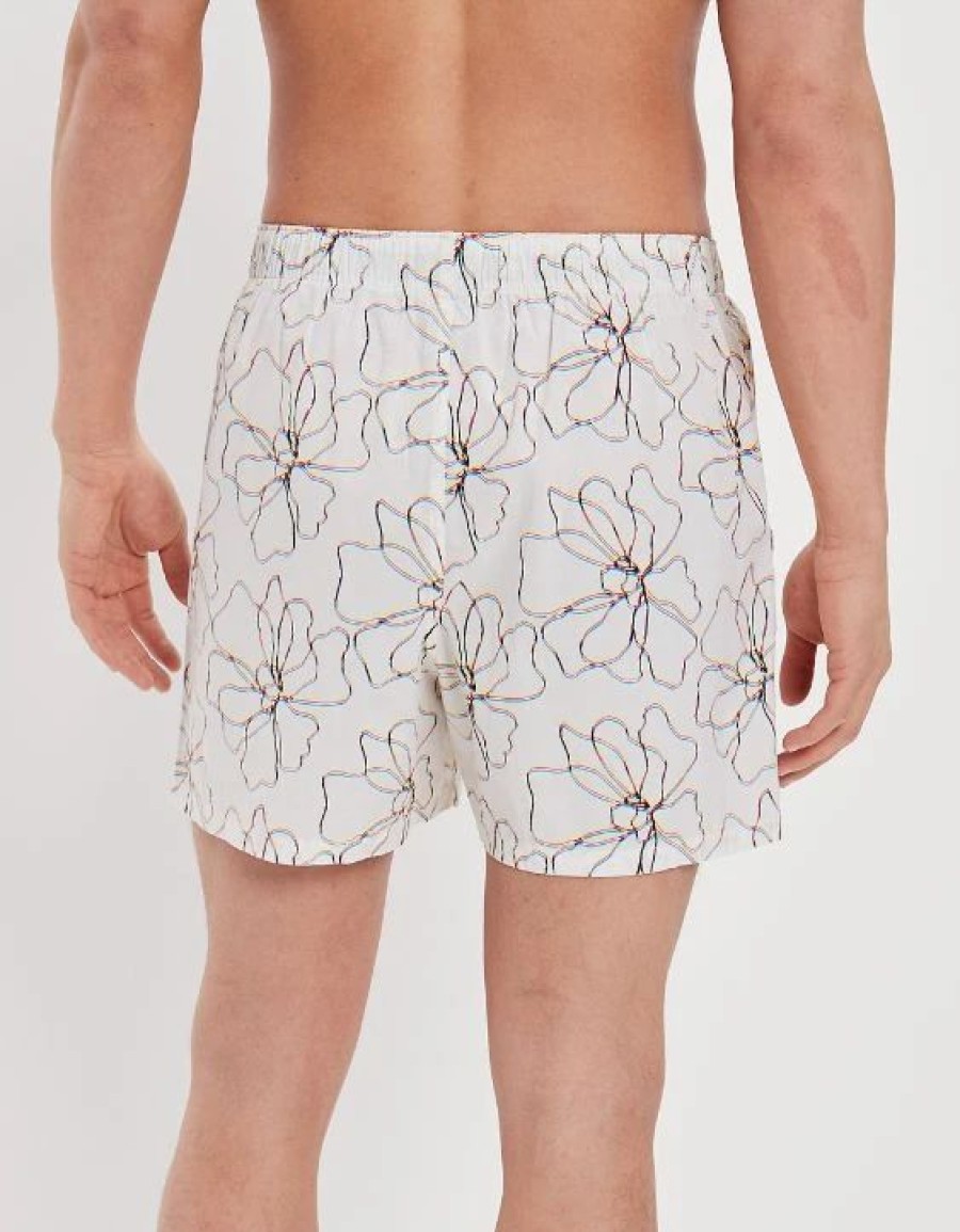 Underwear * | Aeo Floral Sketch Stretch Boxer Short