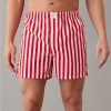 Underwear * | Aeo Christmas Stripes Stretch Boxer Short