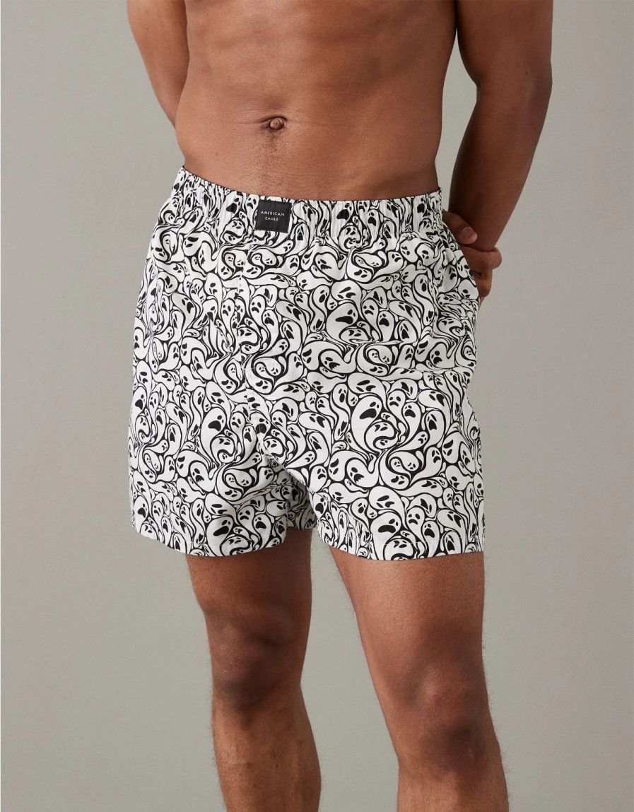 Underwear * | Aeo Ghost Swirl Stretch Boxer Short