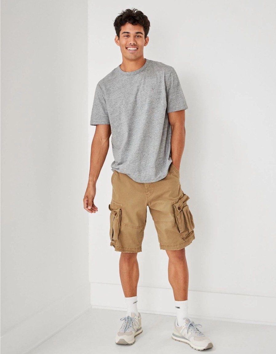 Bottoms * | Ae Flex 12 Longer Length Lived-In Cargo Short