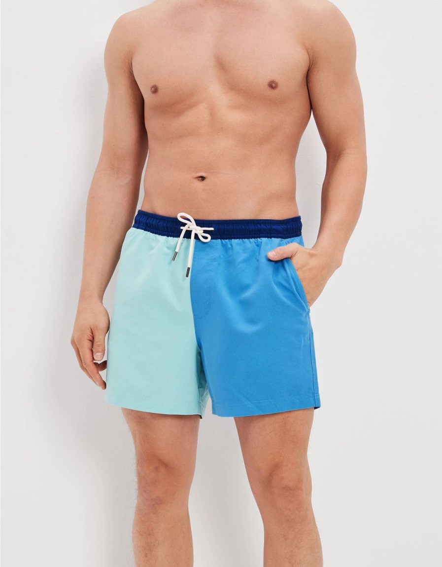 Bottoms * | Ae 5.5 Color-Block Swim Trunk