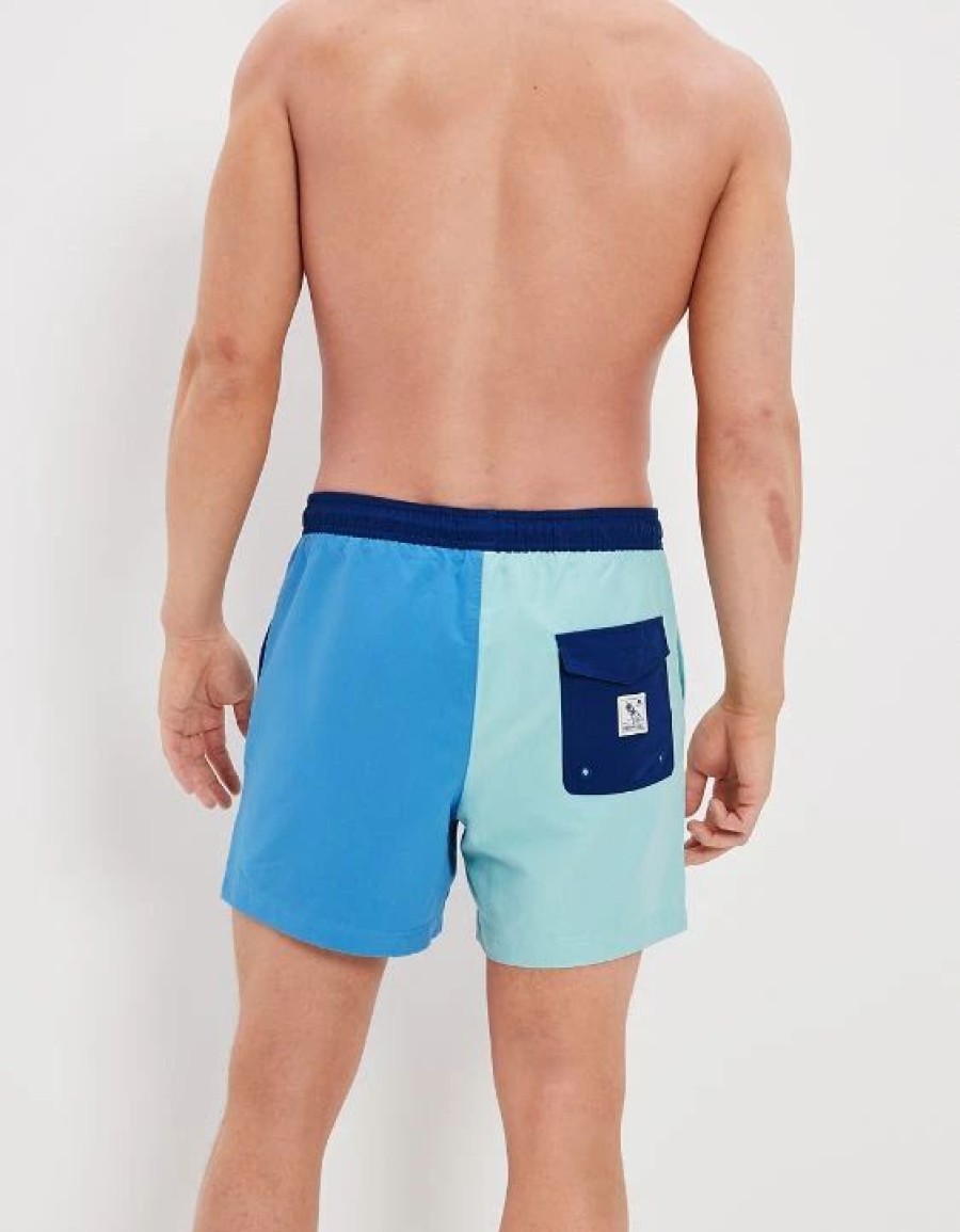 Bottoms * | Ae 5.5 Color-Block Swim Trunk