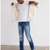 Bottoms * | Ae Airflex+ Patched Slim Jean