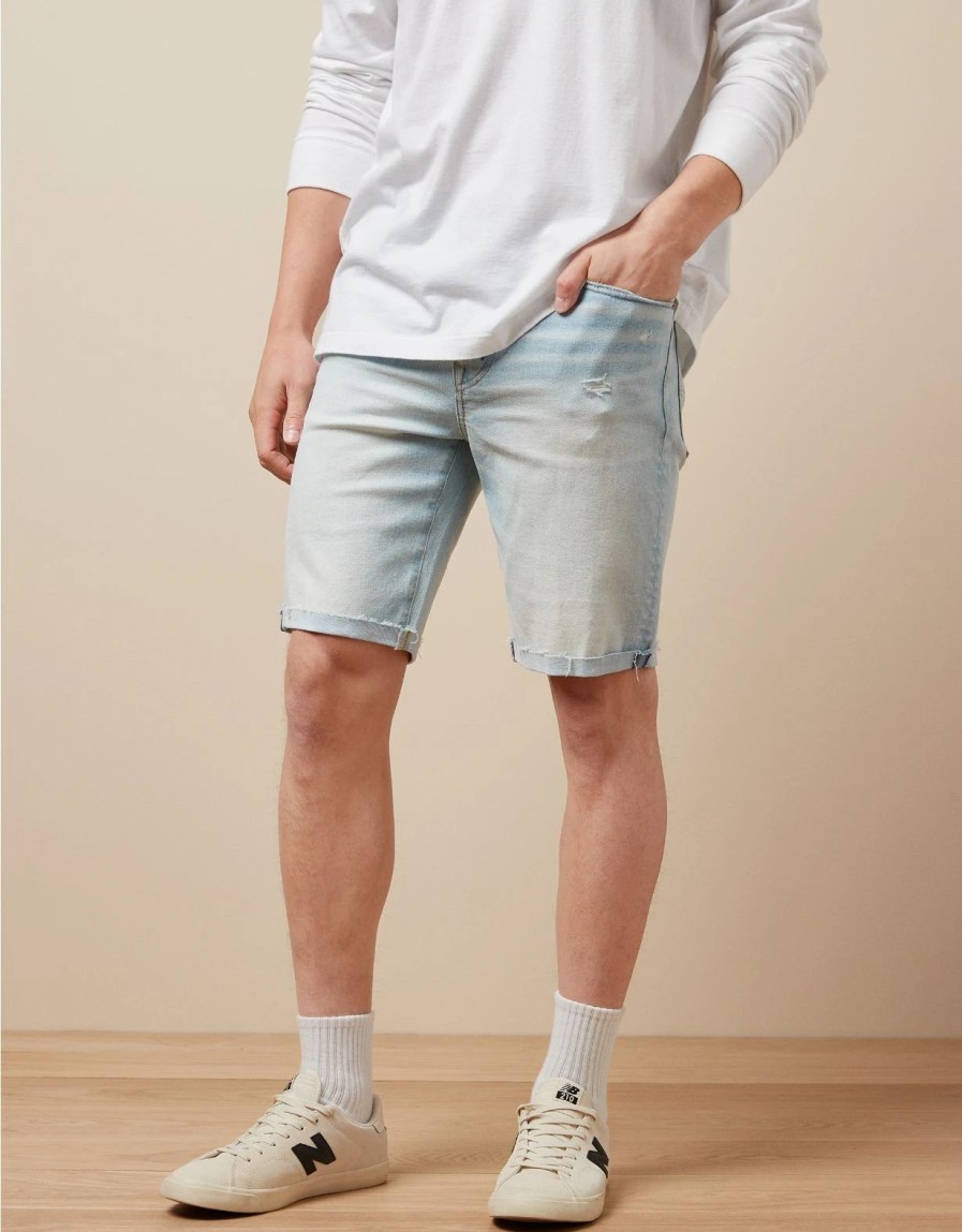 Bottoms * | Ae Airflex+ Ultrasoft 9 Denim Short