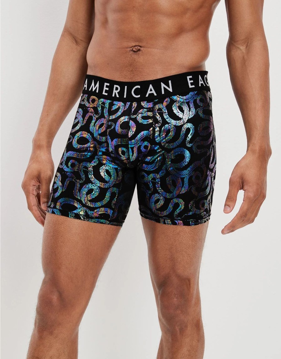 Underwear * | Aeo Silver Snakes 6 Flex Boxer Brief