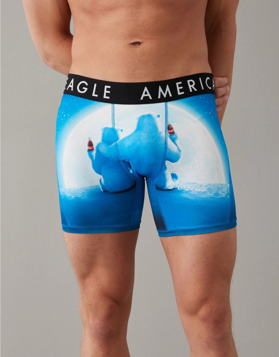 Underwear * | Aeo Coca-Cola Moon 6 Flex Boxer Brief