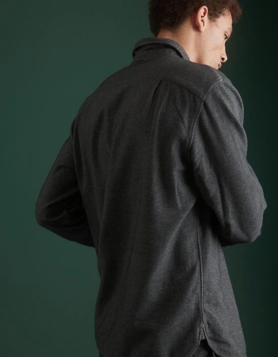 Tops * | Ae77 Premium Brushed Twill Workshirt