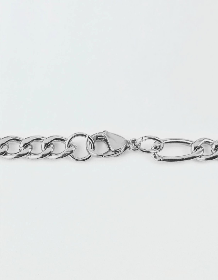 Accessories & Socks * | West Coast Jewelry Stainless Steel Figaro Chain Necklace