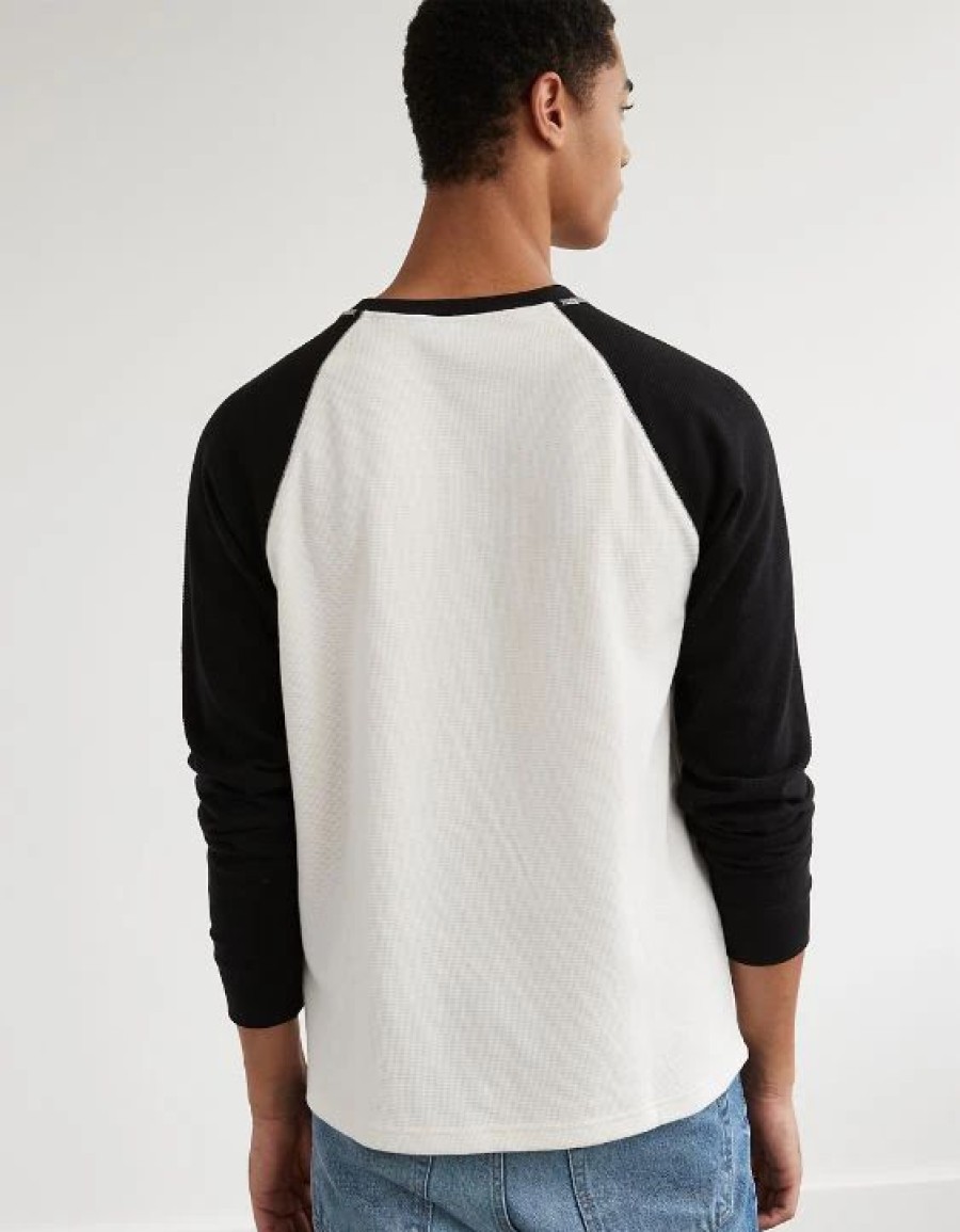 Tops * | Ae Super Soft Legend Raglan Long-Sleeve Thermal T-Shirt