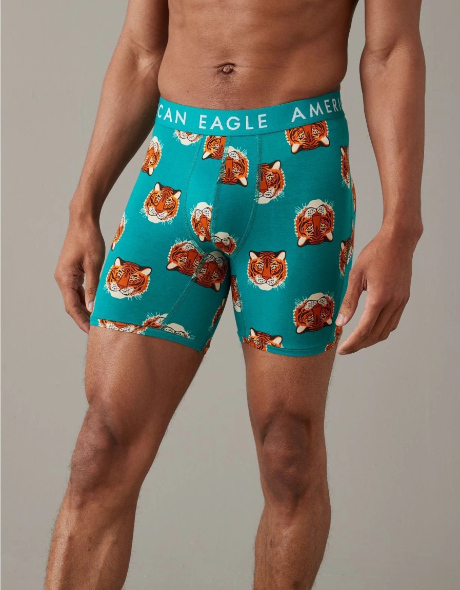 Underwear * | Aeo Tigers 6 Ultra Soft Boxer Brief