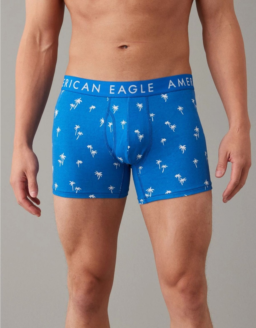 Underwear * | Aeo Palm Trees 4.5 Classic Boxer Brief