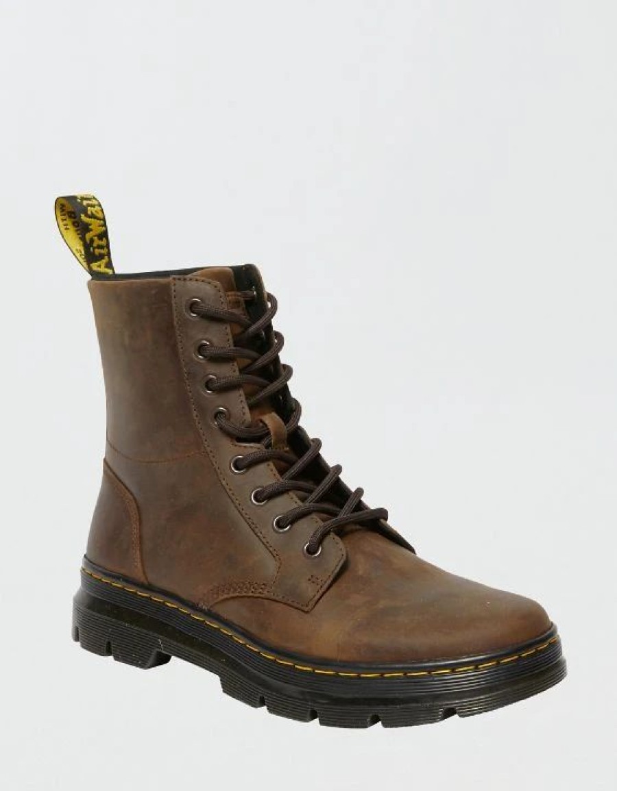 Shoes * | Dr. Martens Combs 8-Eye Leather Boot