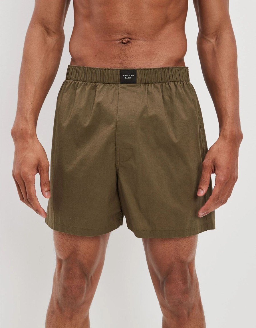 Underwear * | Aeo Solid Stretch Boxer Short