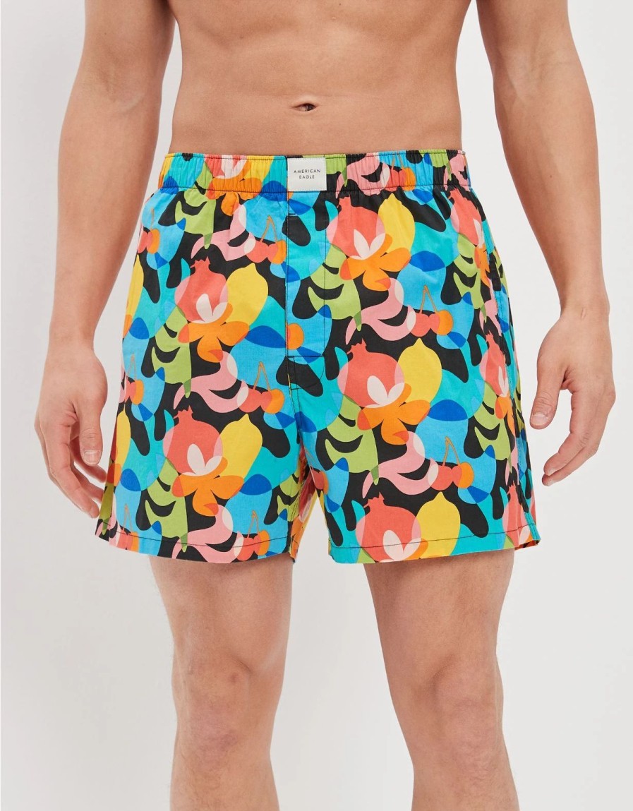 Underwear * | Aeo Neon Tropical Stretch Boxer Short