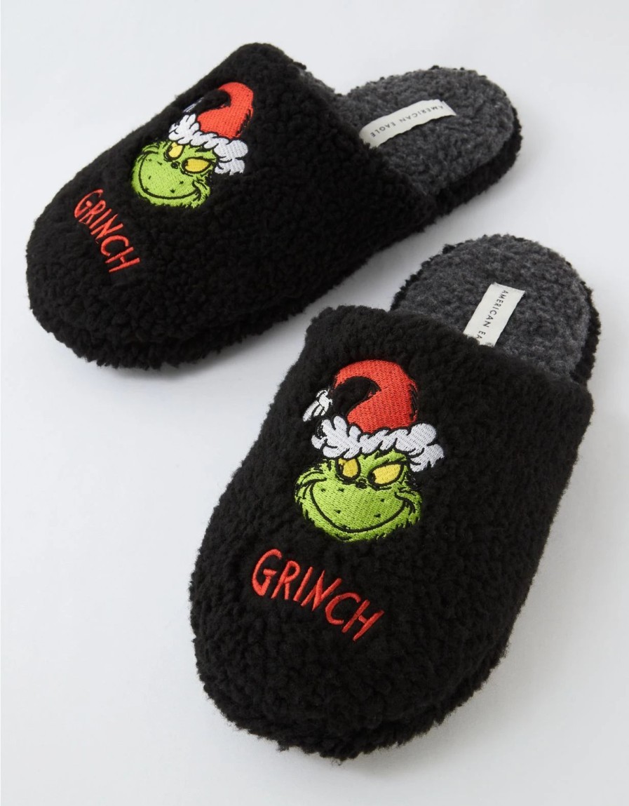 Shoes * | Ae Grinch Fleece Slipper