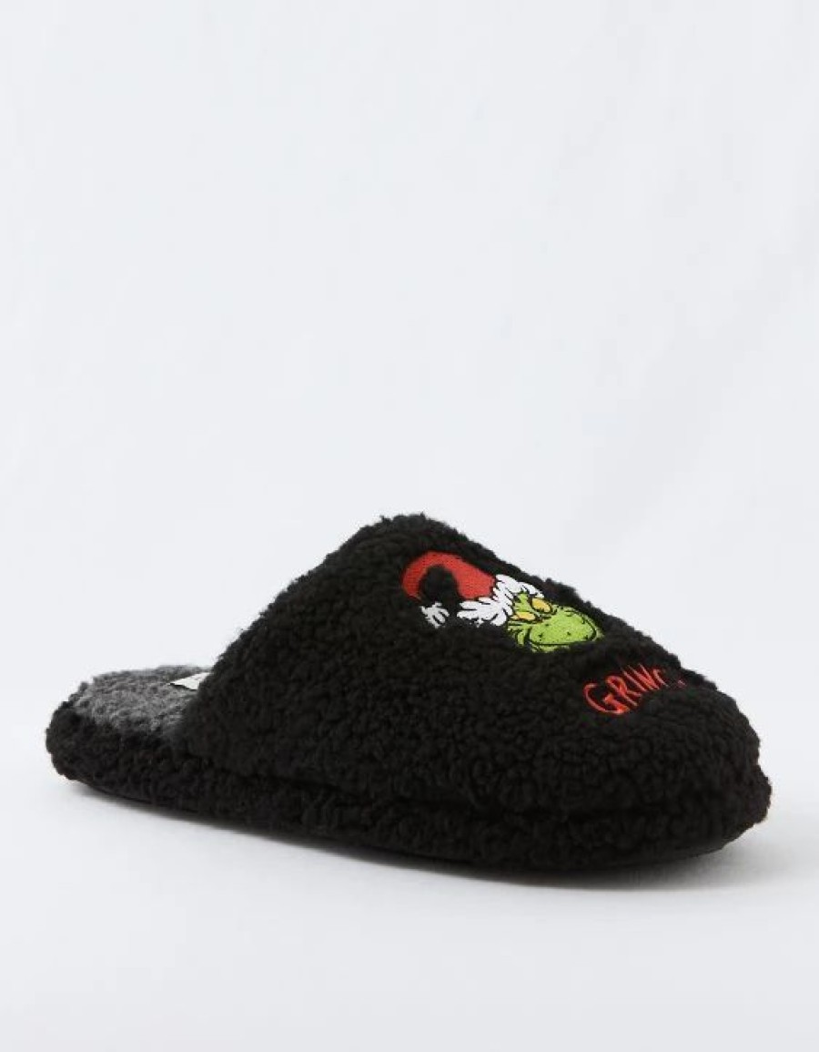 Shoes * | Ae Grinch Fleece Slipper