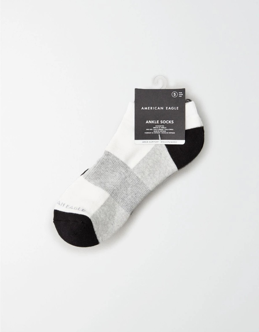 Accessories & Socks * | Aeo Low Cut Socks 5-Pack