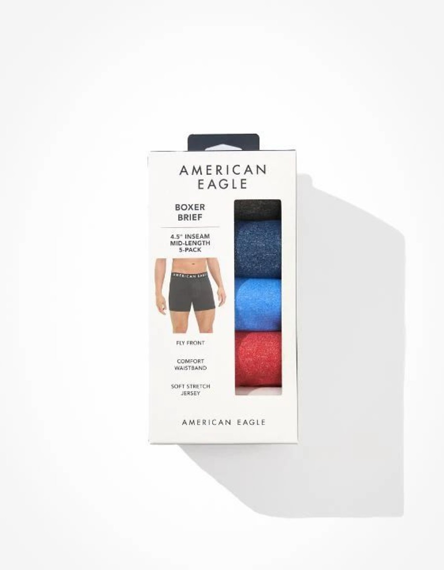 Underwear * | Aeo 4.5 Classic Boxer Brief 5-Pack