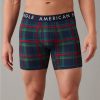 Underwear * | Aeo Plaid 6 Classic Boxer Brief