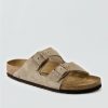 Shoes * | Birkenstock Men'S Arizona Soft Footbed Suede Sandal